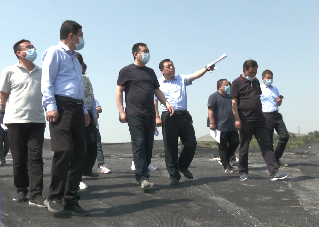 县长孟辉调研农村污水治理等工作