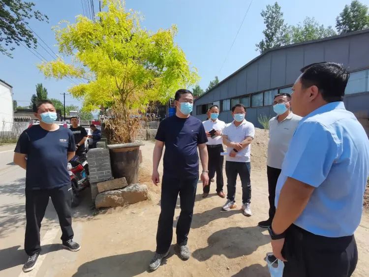 唐县人民政府——县长孟辉调研大气污染防治农村污水处理工作